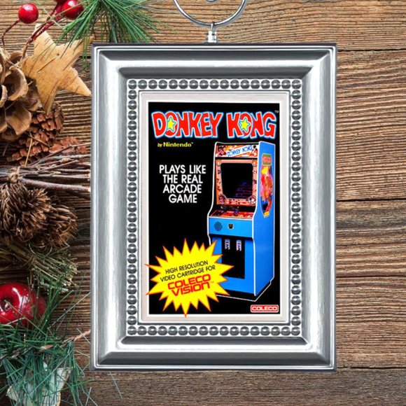 ColecoVision Donkey Kong‎ Retro Video Game Memorabilia Christmas Tree Ornament - Picture 1 of 3